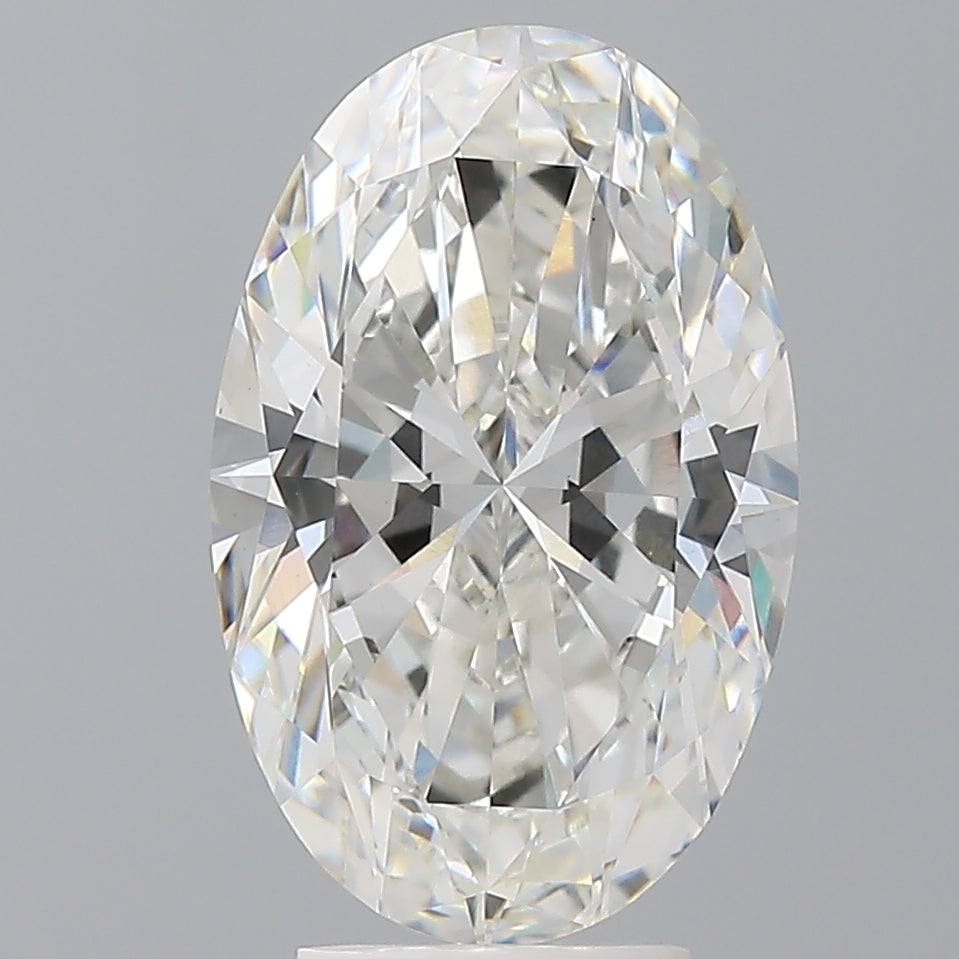 4.51 Carat Oval Shaped, Ideal Cut, F Color, VVS2 Clarity, IGI Certified Lab Grown Diamond