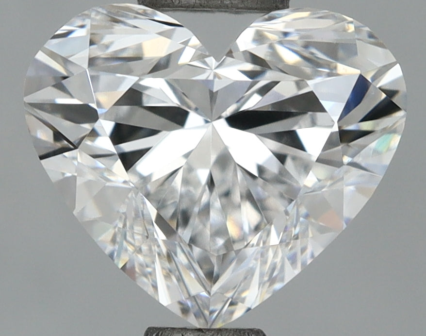 1.51 Carat Heart Shaped, Ideal Cut, D Color, VVS1 Clarity, IGI Certified Lab Grown Diamond