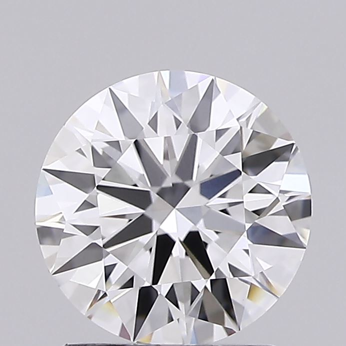 1.57 Carat Round Shaped, Ideal Cut, D Color, VVS2 Clarity, IGI Certified Lab Grown Diamond