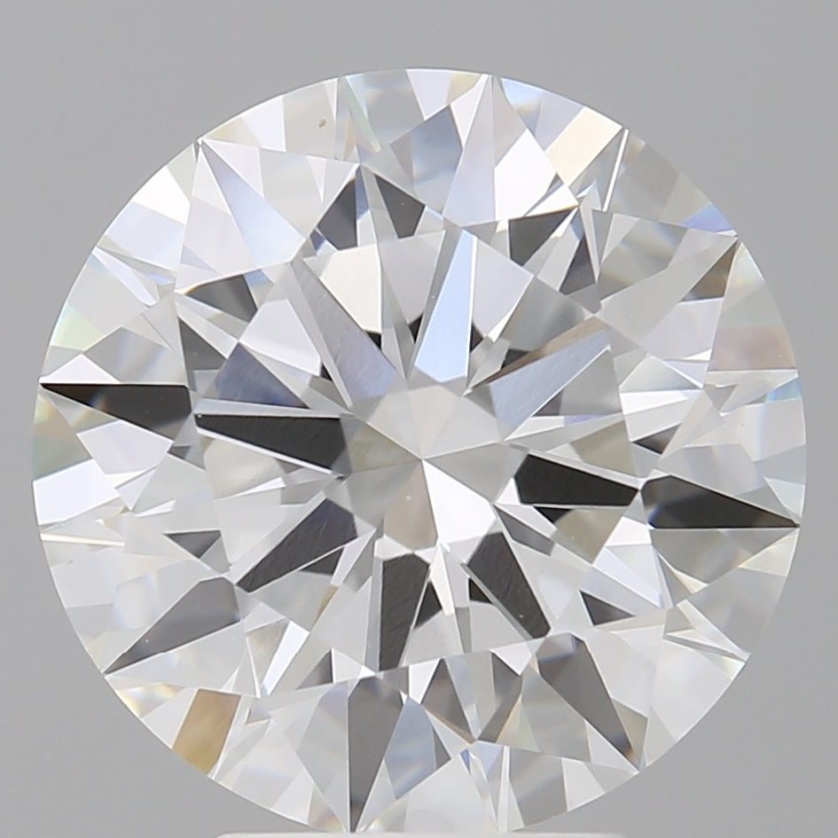 5.10 Carat Round Shaped, Ideal Cut, F Color, VVS2 Clarity, IGI Certified Lab Grown Diamond
