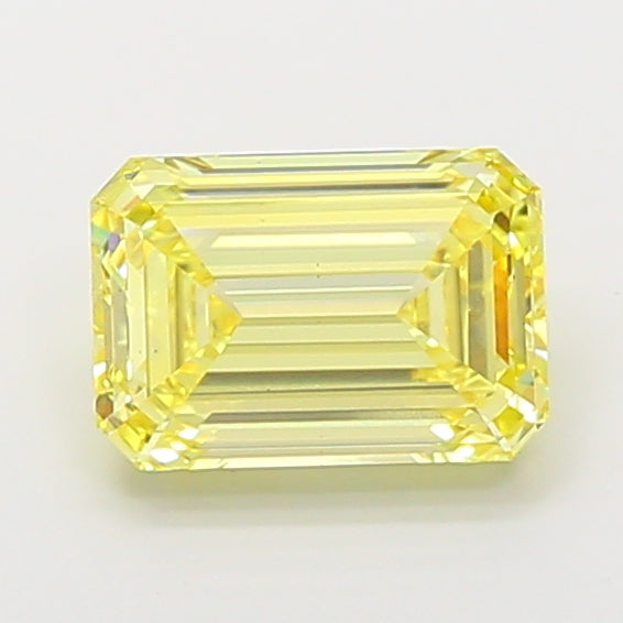 3.00 Carat Emerald Shaped, Ideal Cut, VS1 Clarity, IGI Certified Lab Grown Diamond