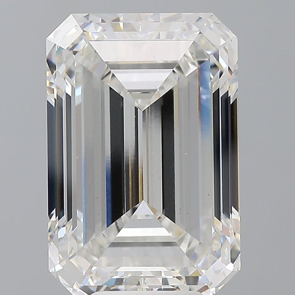 8.54 Carat Emerald Shaped, Excellent Cut, F Color, VS1 Clarity, IGI Certified Lab Grown Diamond