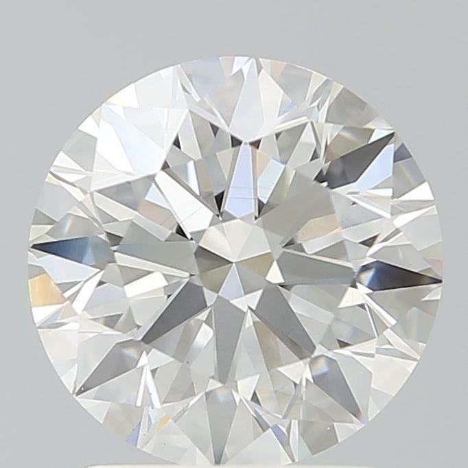 2.27 Carat Round Shaped, Ideal Cut, G Color, VS2 Clarity, IGI Certified Lab Grown Diamond