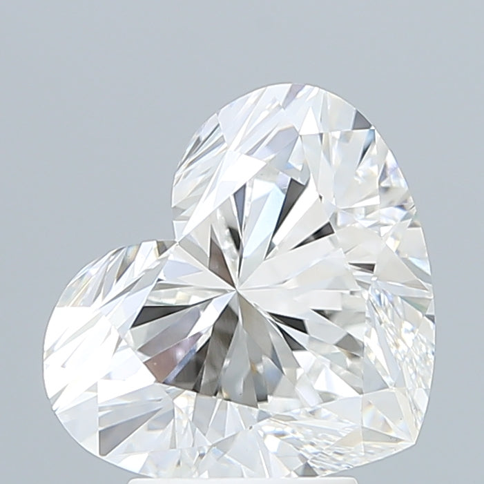 4.22 Carat Heart Shaped, Ideal Cut, F Color, VS1 Clarity, IGI Certified Lab Grown Diamond