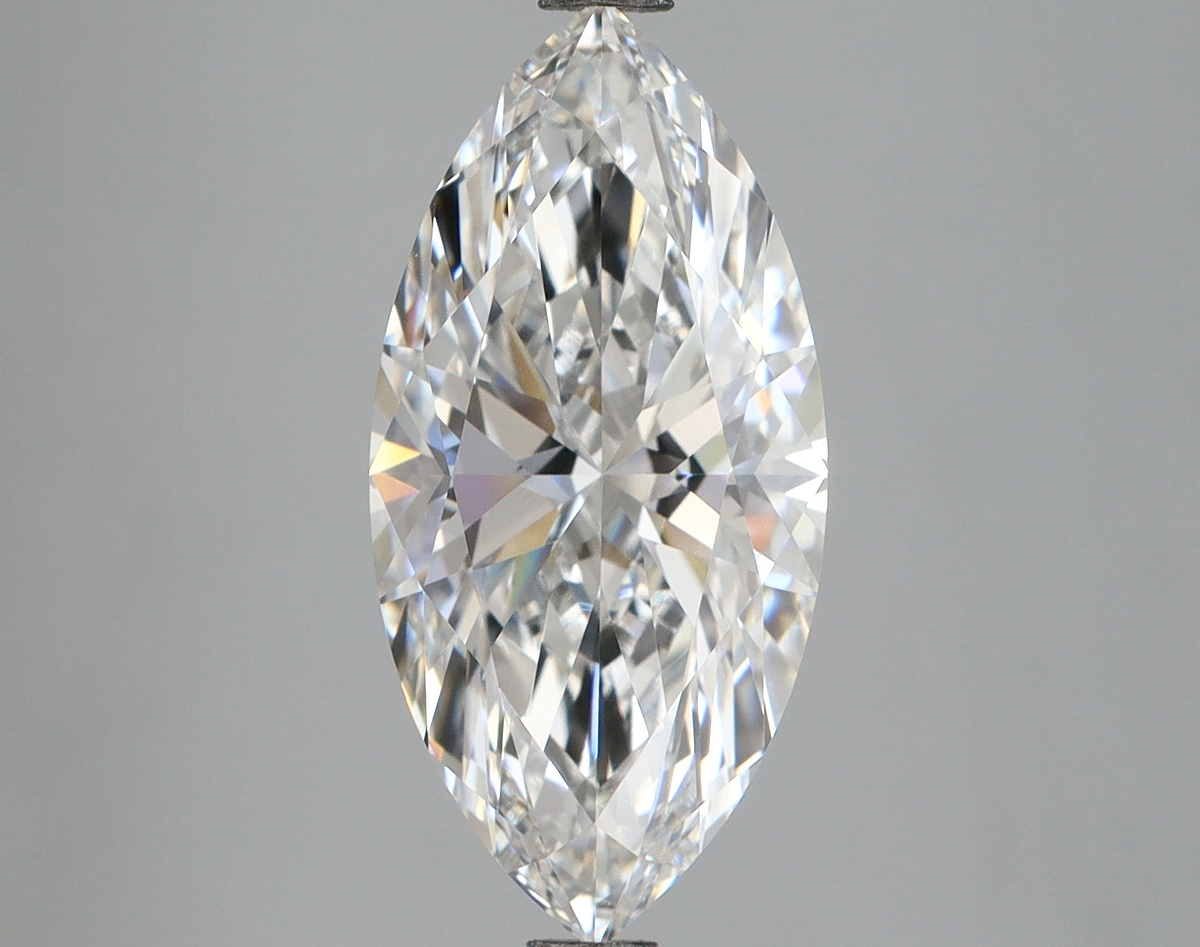 4.07 Carat Marquise Shaped, Ideal Cut, E Color, VVS1 Clarity, IGI Certified Lab Grown Diamond
