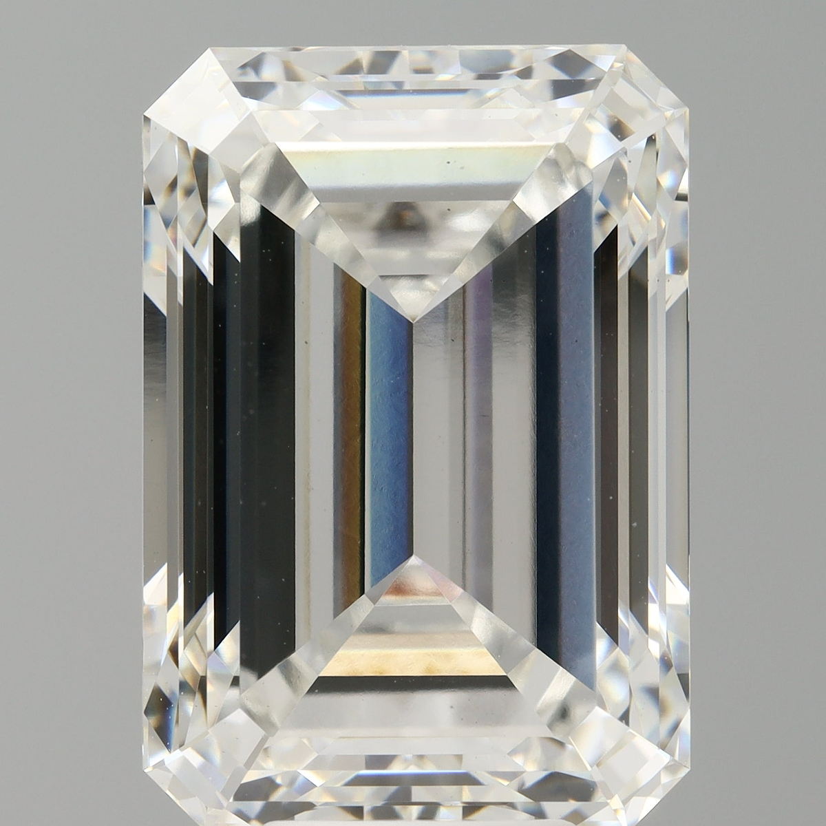 9.04 Carat Emerald Shaped, Ideal Cut, F Color, VS1 Clarity, IGI Certified Lab Grown Diamond