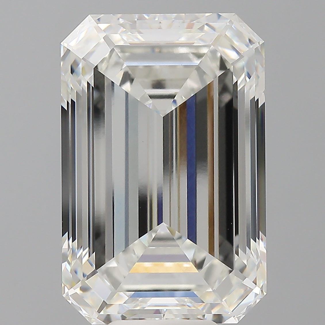 12.09 Carat Emerald Shaped, Ideal Cut, F Color, VVS2 Clarity, IGI Certified Lab Grown Diamond
