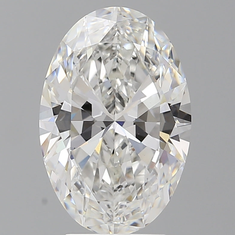 4.03 Carat Oval Shaped, Ideal Cut, E Color, VVS2 Clarity, IGI Certified Lab Grown Diamond