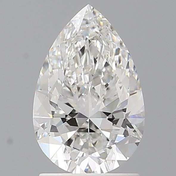 1.60 Carat Pear Shaped, Ideal Cut, E Color, VVS2 Clarity, IGI Certified Lab Grown Diamond