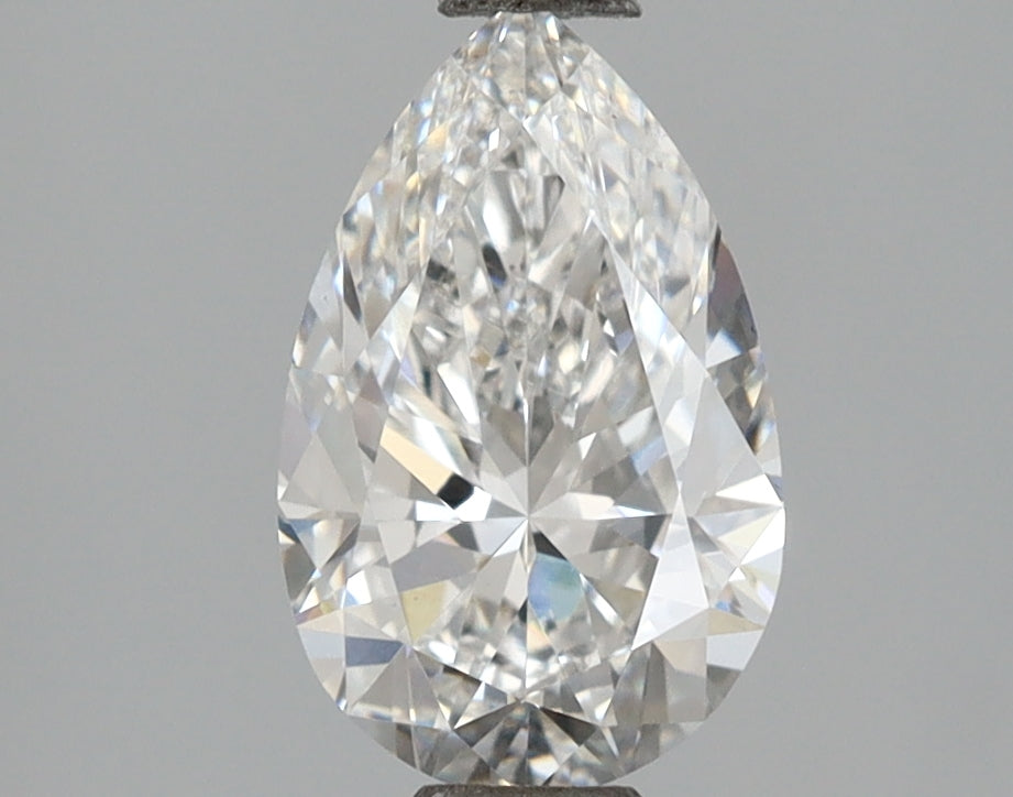 1.60 Carat Pear Shaped, Excellent Cut, E Color, VS1 Clarity, IGI Certified Lab Grown Diamond