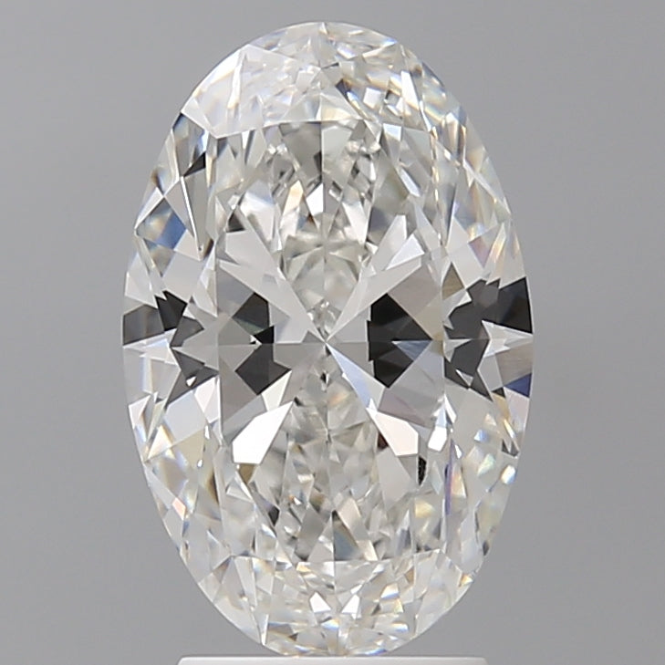 3.10 Carat Oval Shaped, Excellent Cut, F Color, VVS2 Clarity, IGI Certified Lab Grown Diamond