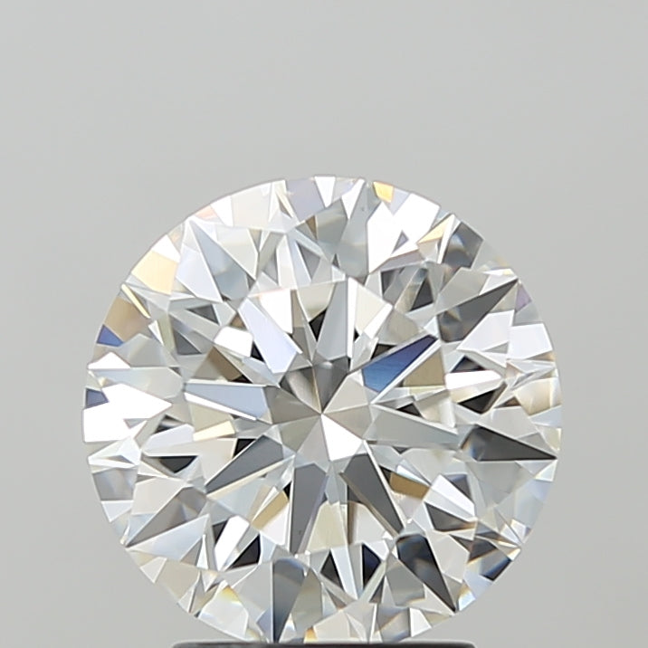 3.09 Carat Round Shaped, Ideal Cut, F Color, VVS2 Clarity, IGI Certified Lab Grown Diamond