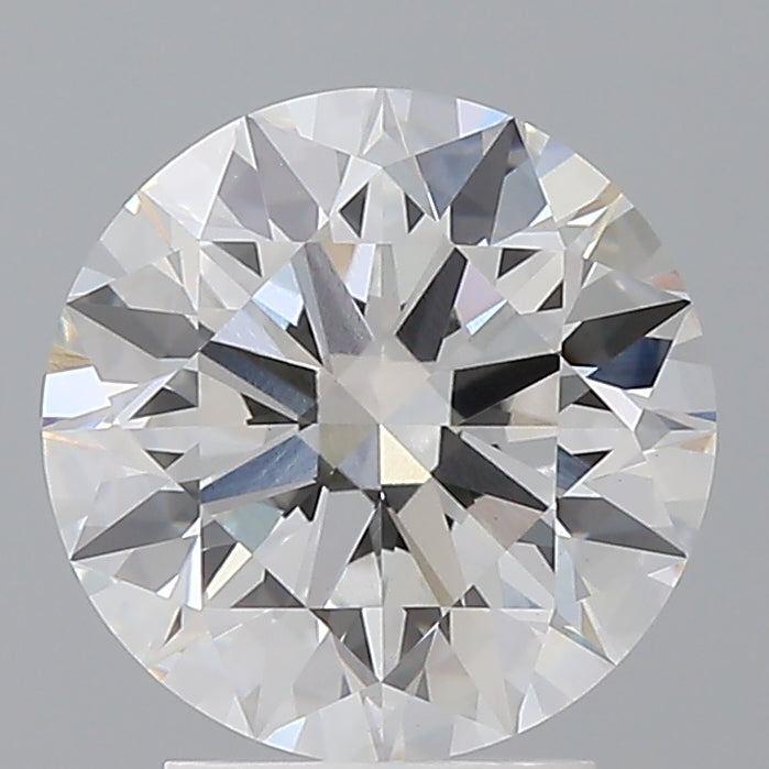 3.10 Carat Round Shaped, Ideal Cut, E Color, VVS2 Clarity, IGI Certified Lab Grown Diamond