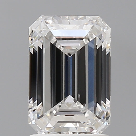 2.09 Carat Emerald Shaped, Ideal Cut, E Color, VVS2 Clarity, IGI Certified Lab Grown Diamond