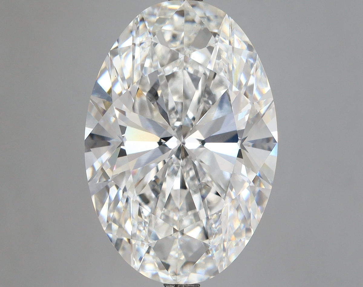 13.08 Carat Oval Shaped, Ideal Cut, E Color, VVS2 Clarity, IGI Certified Lab Grown Diamond