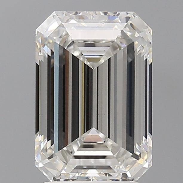 3.06 Carat Emerald Shaped, Excellent Cut, F Color, VS1 Clarity, IGI Certified Lab Grown Diamond