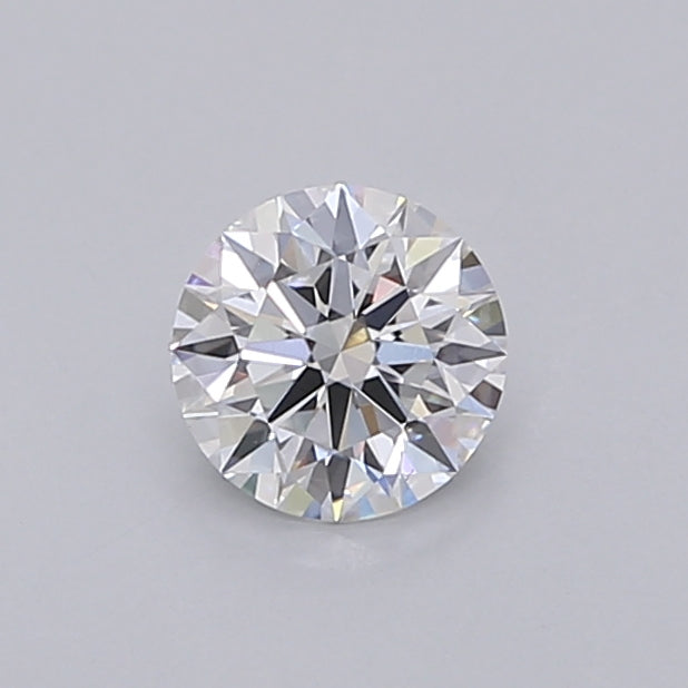 0.55 Carat Round Shaped, Ideal Cut, D Color, VVS2 Clarity, IGI Certified Lab Grown Diamond