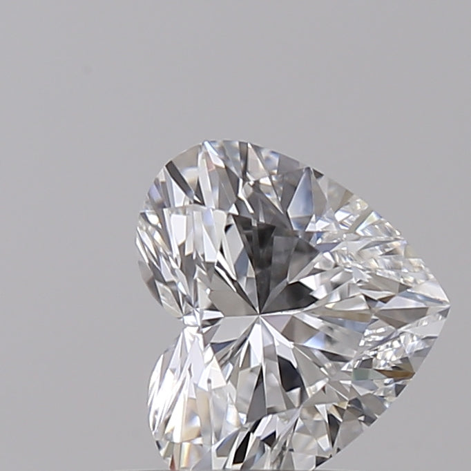0.69 Carat Heart Shaped, Ideal Cut, D Color, VVS1 Clarity, IGI Certified Lab Grown Diamond