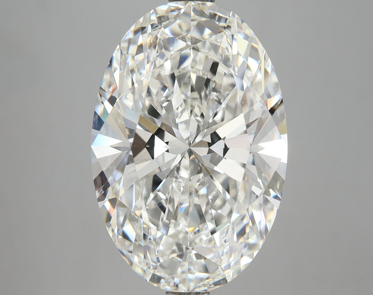 7.06 Carat Oval Shaped, Ideal Cut, F Color, VVS2 Clarity, IGI Certified Lab Grown Diamond