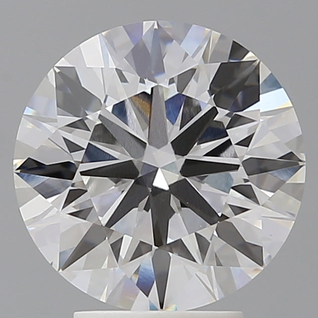 4.03 Carat Round Shaped, Ideal Cut, E Color, VVS2 Clarity, IGI Certified Lab Grown Diamond