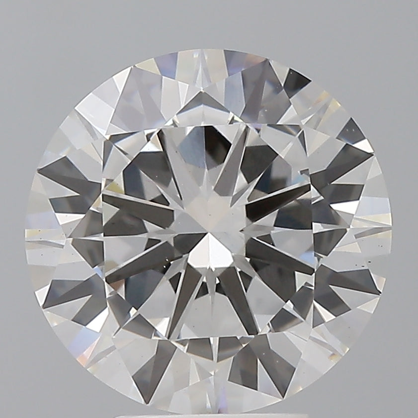 5.05 Carat Round Shaped, Excellent Cut, F Color, VS1 Clarity, IGI Certified Lab Grown Diamond
