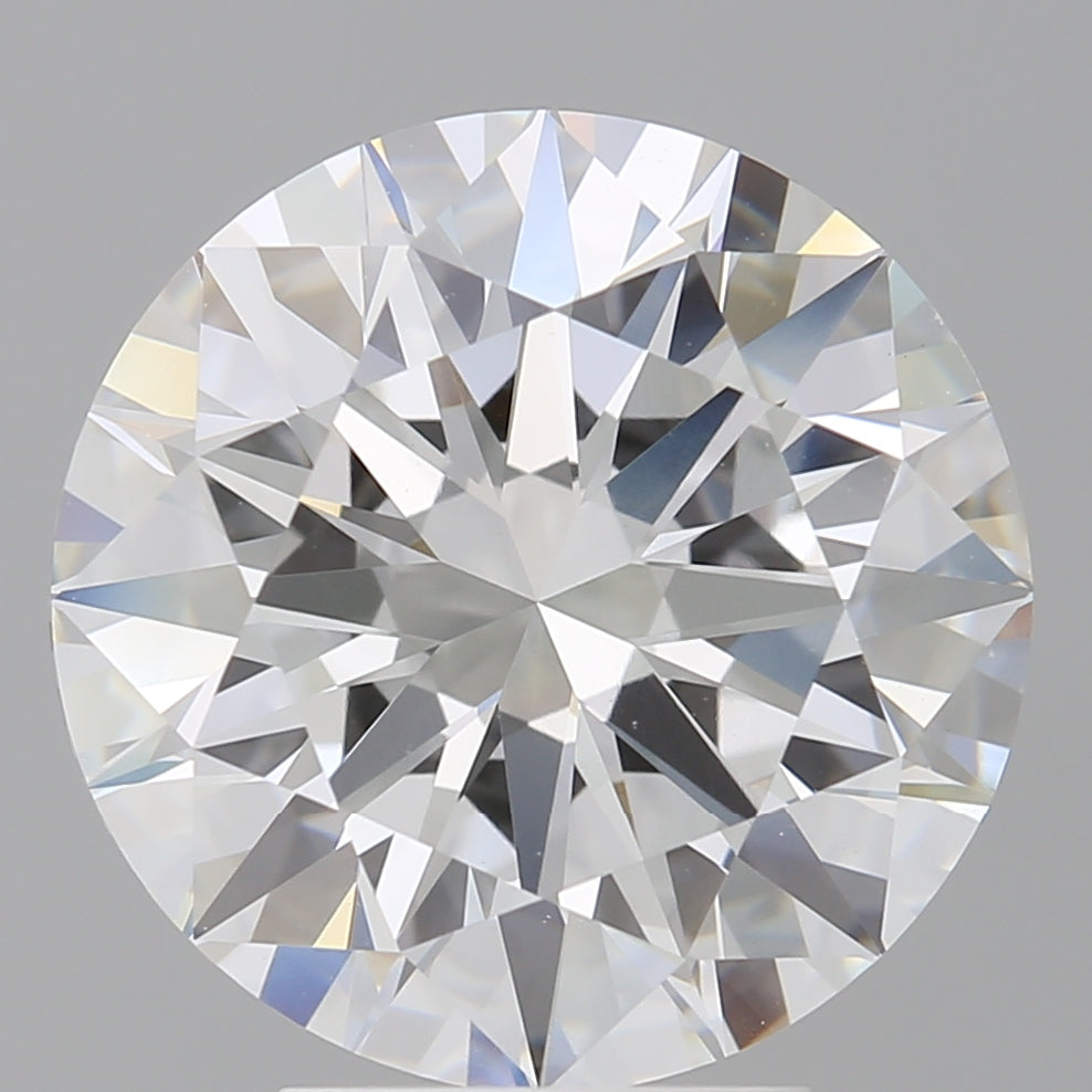 5.02 Carat Round Shaped, Ideal Cut, F Color, VVS2 Clarity, IGI Certified Lab Grown Diamond