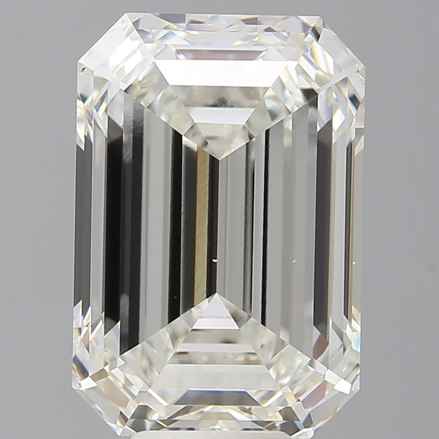 10.09 Carat Emerald Shaped, Ideal Cut, F Color, VS1 Clarity, IGI Certified Lab Grown Diamond