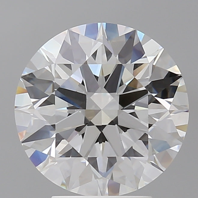 4.09 Carat Round Shaped, Ideal Cut, E Color, VVS2 Clarity, IGI Certified Lab Grown Diamond