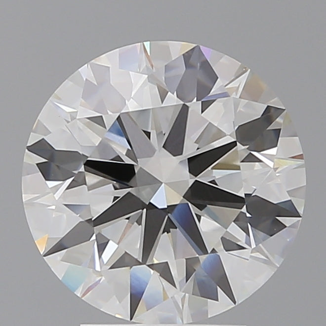 4.03 Carat Round Shaped, Ideal Cut, F Color, VVS2 Clarity, IGI Certified Lab Grown Diamond
