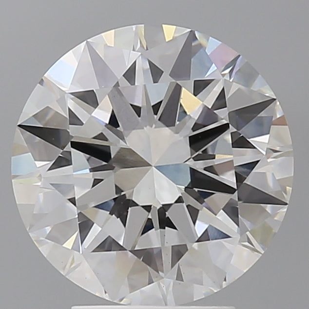 4.03 Carat Round Shaped, Excellent Cut, E Color, VS1 Clarity, IGI Certified Lab Grown Diamond