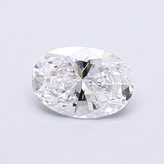 0.57 Carat Oval Shaped, Very Good Cut, D Color, VVS2 Clarity, IGI Certified Lab Grown Diamond