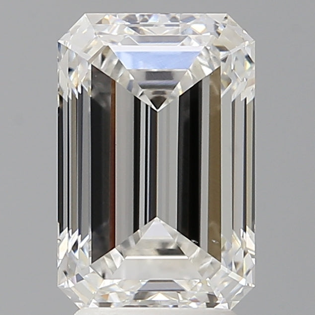 3.54 Carat Emerald Shaped, Ideal Cut, F Color, VS1 Clarity, IGI Certified Lab Grown Diamond
