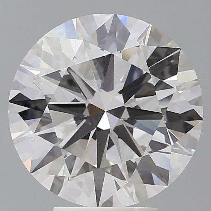 5.07 Carat Round Shaped, Ideal Cut, F Color, VVS2 Clarity, IGI Certified Lab Grown Diamond