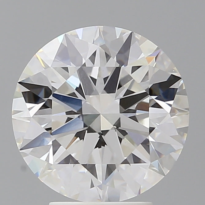 4.08 Carat Round Shaped, Ideal Cut, F Color, VVS2 Clarity, IGI Certified Lab Grown Diamond