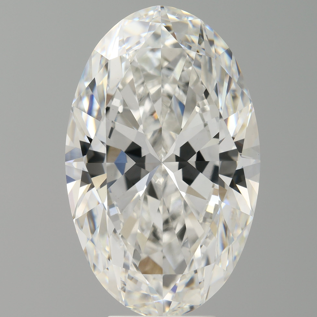 7.57 Carat Oval Shaped, Ideal Cut, F Color, VVS2 Clarity, IGI Certified Lab Grown Diamond