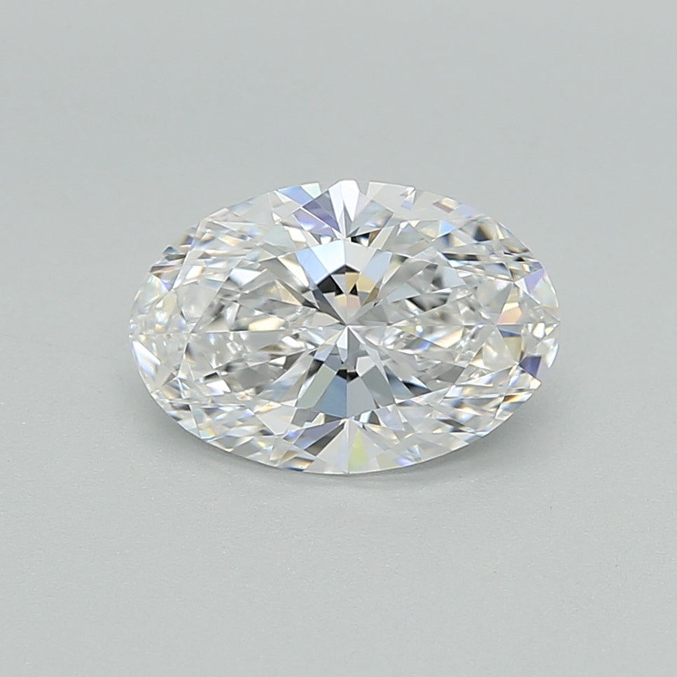 1.53 Carat Oval Shaped, Ideal Cut, D Color, VVS2 Clarity, IGI Certified Lab Grown Diamond