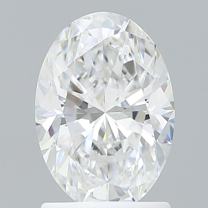1.56 Carat Oval Shaped, Excellent Cut, D Color, VVS2 Clarity, IGI Certified Lab Grown Diamond