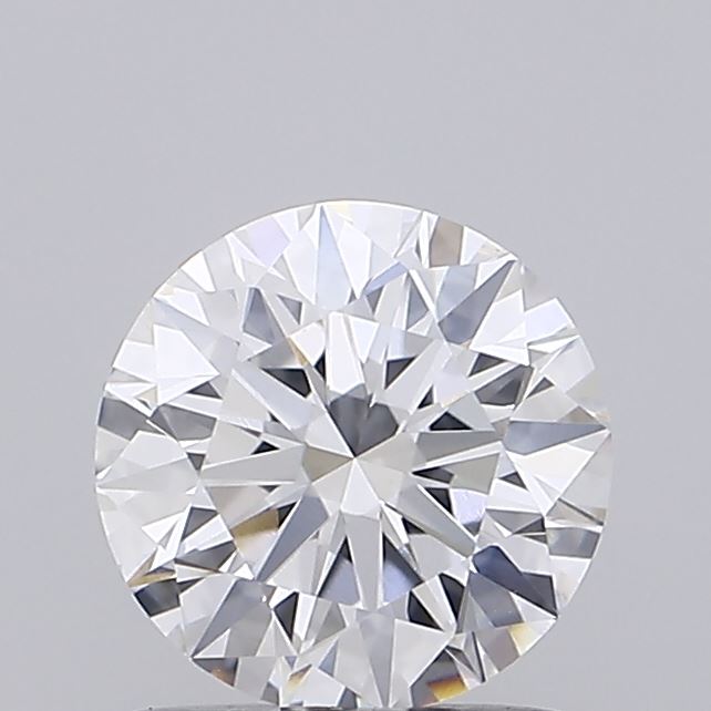 1.08 Carat Round Shaped, Ideal Cut, D Color, VVS2 Clarity, IGI Certified Lab Grown Diamond