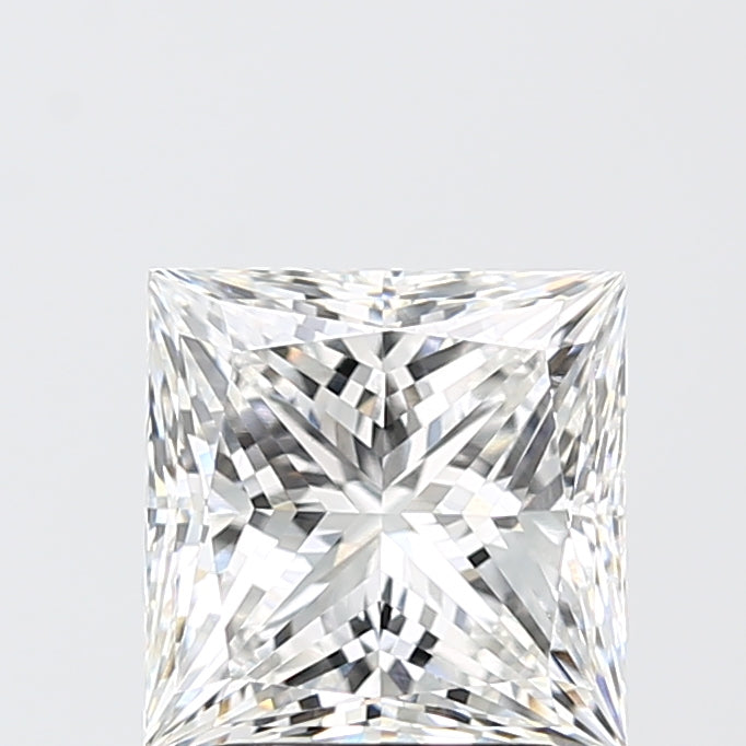 3.02 Carat Princess Shaped, Excellent Cut, E Color, VVS2 Clarity, IGI Certified Lab Grown Diamond