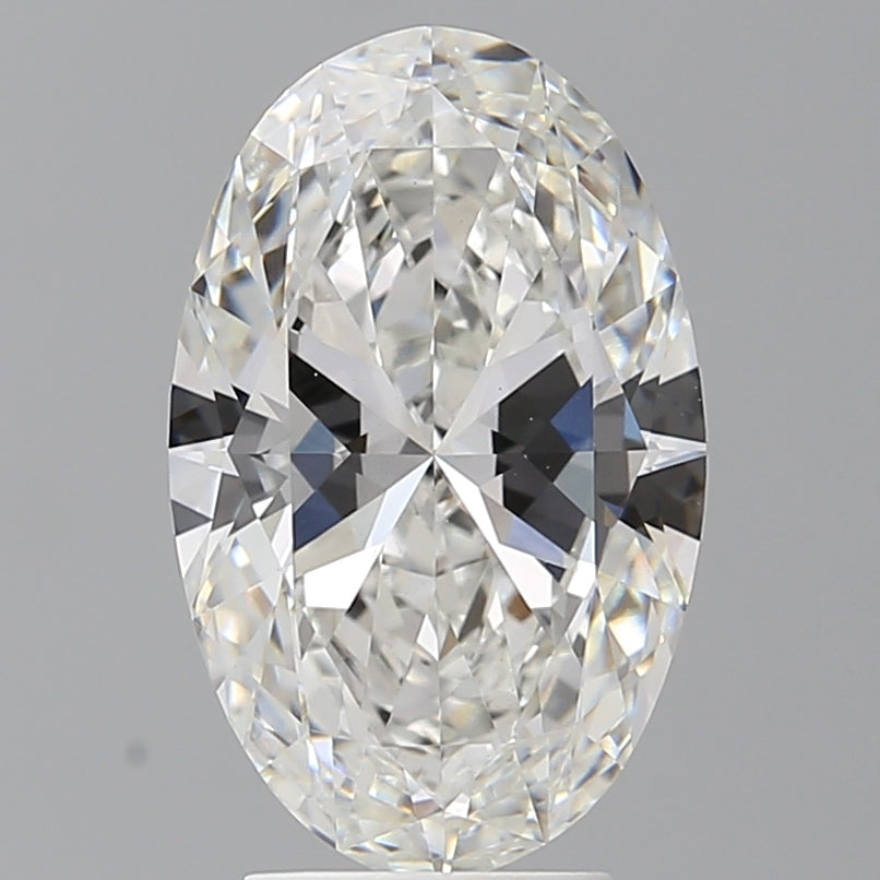 4.02 Carat Oval Shaped, Ideal Cut, E Color, VVS2 Clarity, IGI Certified Lab Grown Diamond