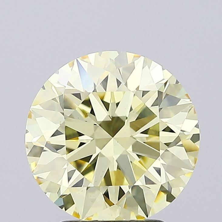3.02 Carat Round Shaped, VS1 Clarity, IGI Certified Lab Grown Diamond