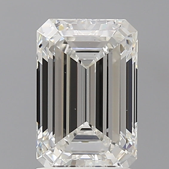 1.97 Carat Emerald Shaped, Ideal Cut, F Color, VS1 Clarity, IGI Certified Lab Grown Diamond