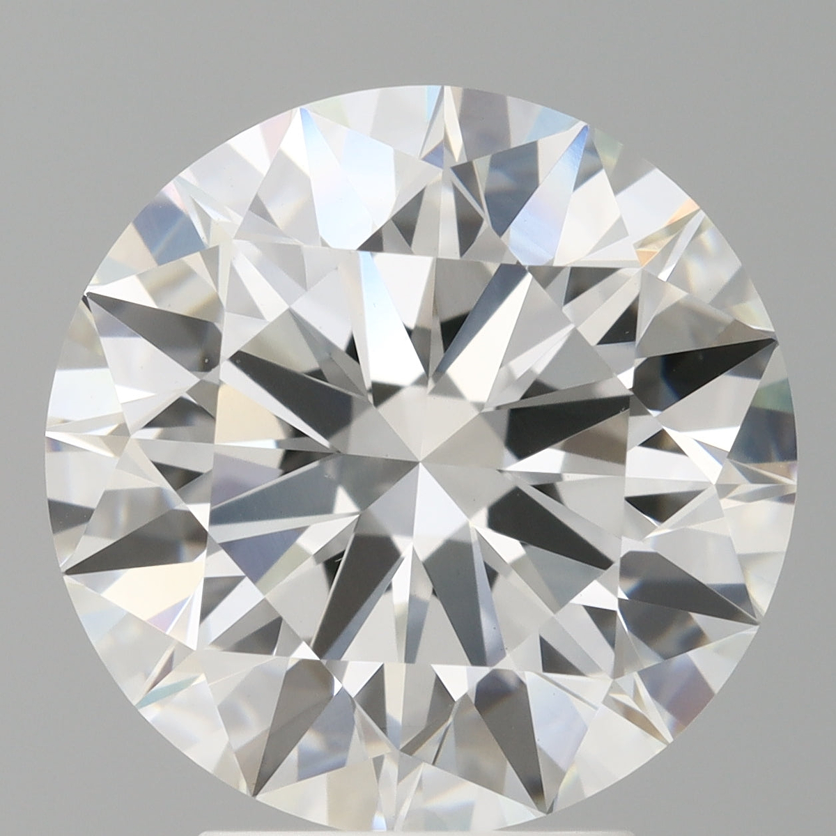 4.08 Carat Round Shaped, Ideal Cut, F Color, VVS2 Clarity, IGI Certified Lab Grown Diamond