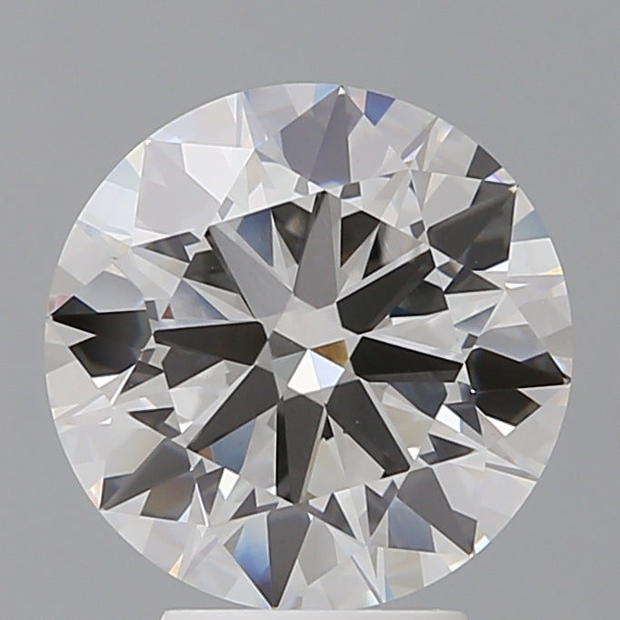 4.10 Carat Round Shaped, Ideal Cut, F Color, VVS2 Clarity, IGI Certified Lab Grown Diamond