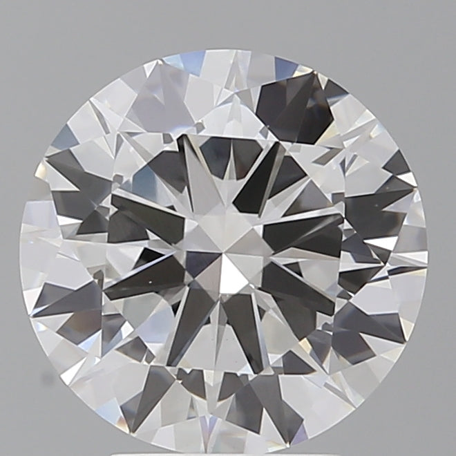 4.01 Carat Round Shaped, Excellent Cut, F Color, VVS2 Clarity, IGI Certified Lab Grown Diamond