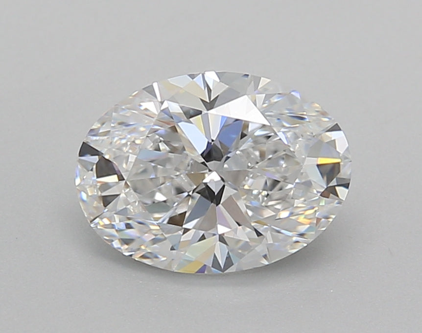 1.50 Carat Oval Shaped, Very Good Cut, D Color, VVS1 Clarity, IGI Certified Lab Grown Diamond