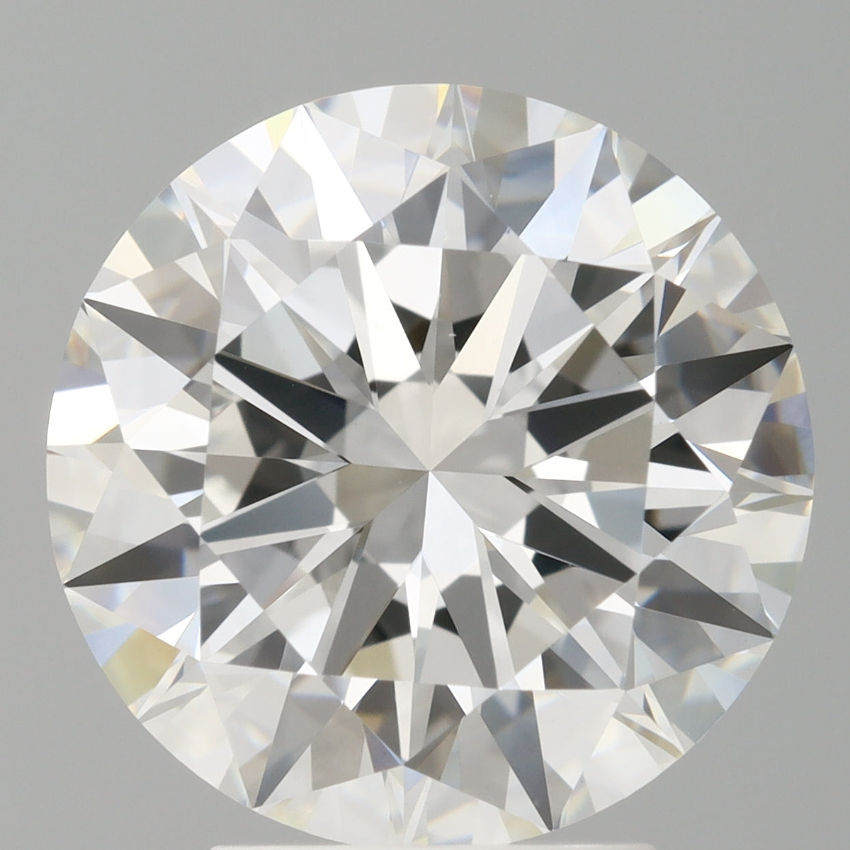 4.00 Carat Round Shaped, Excellent Cut, E Color, VVS2 Clarity, IGI Certified Lab Grown Diamond