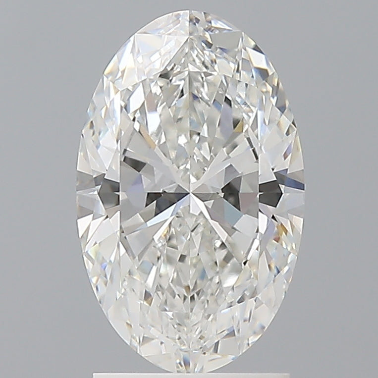 2.09 Carat Oval Shaped, Ideal Cut, F Color, VVS2 Clarity, IGI Certified Lab Grown Diamond