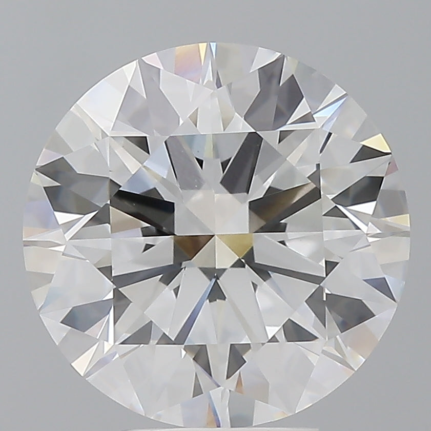 5.59 Carat Round Shaped, Ideal Cut, E Color, VVS2 Clarity, IGI Certified Lab Grown Diamond