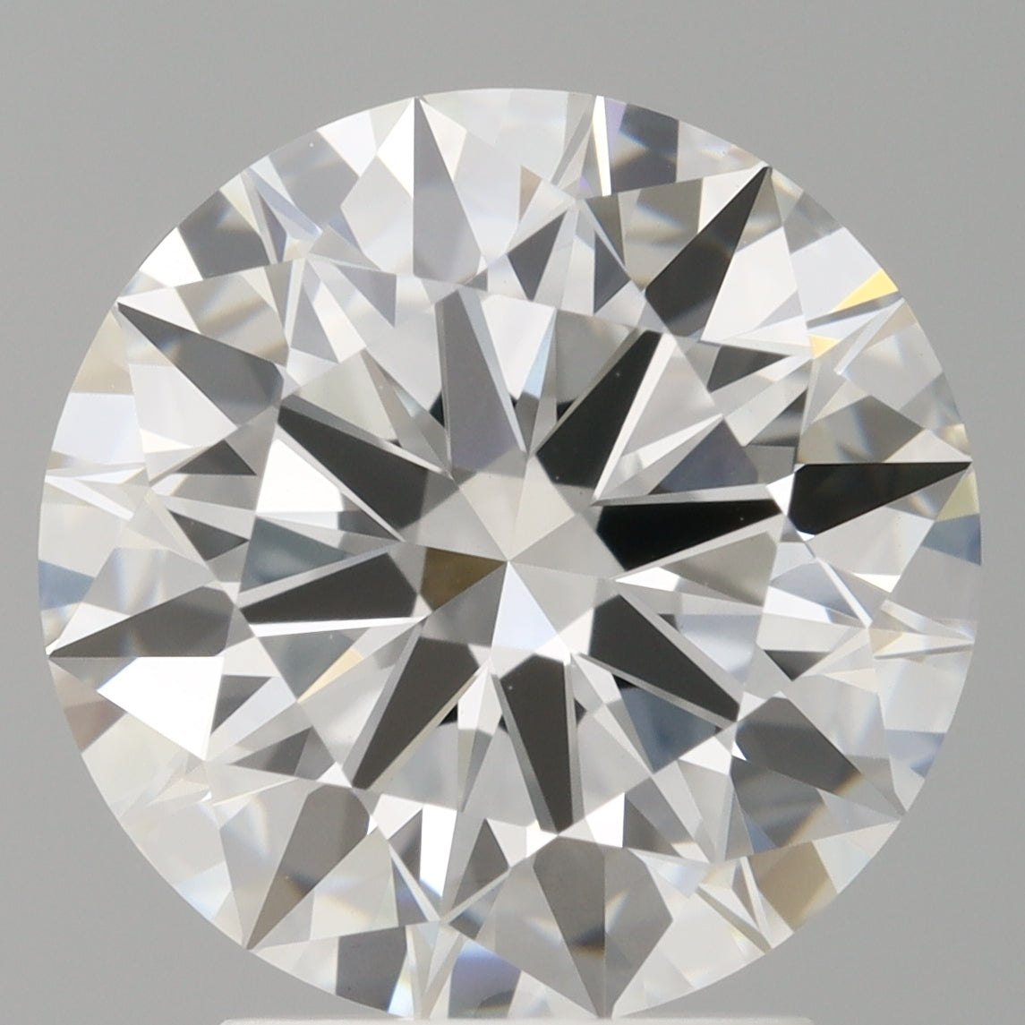 3.09 Carat Round Shaped, Ideal Cut, E Color, VVS2 Clarity, IGI Certified Lab Grown Diamond